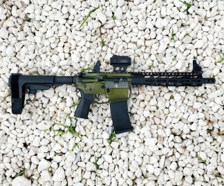 PMT-15 OD/Green XSlick .223/5.56 10.5" Pistol - Frogman Tactical Edition