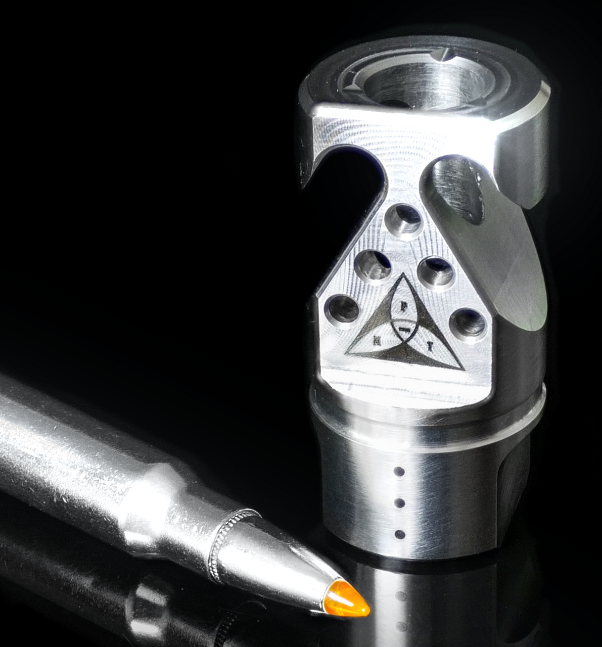 HADES Hybrid .350 Legend Muzzle Device - Stainless - Image 4