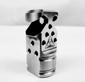 HADES Hybrid Gen2 .458 SOCOM Muzzle Device - 5/8x32 - Stainless
