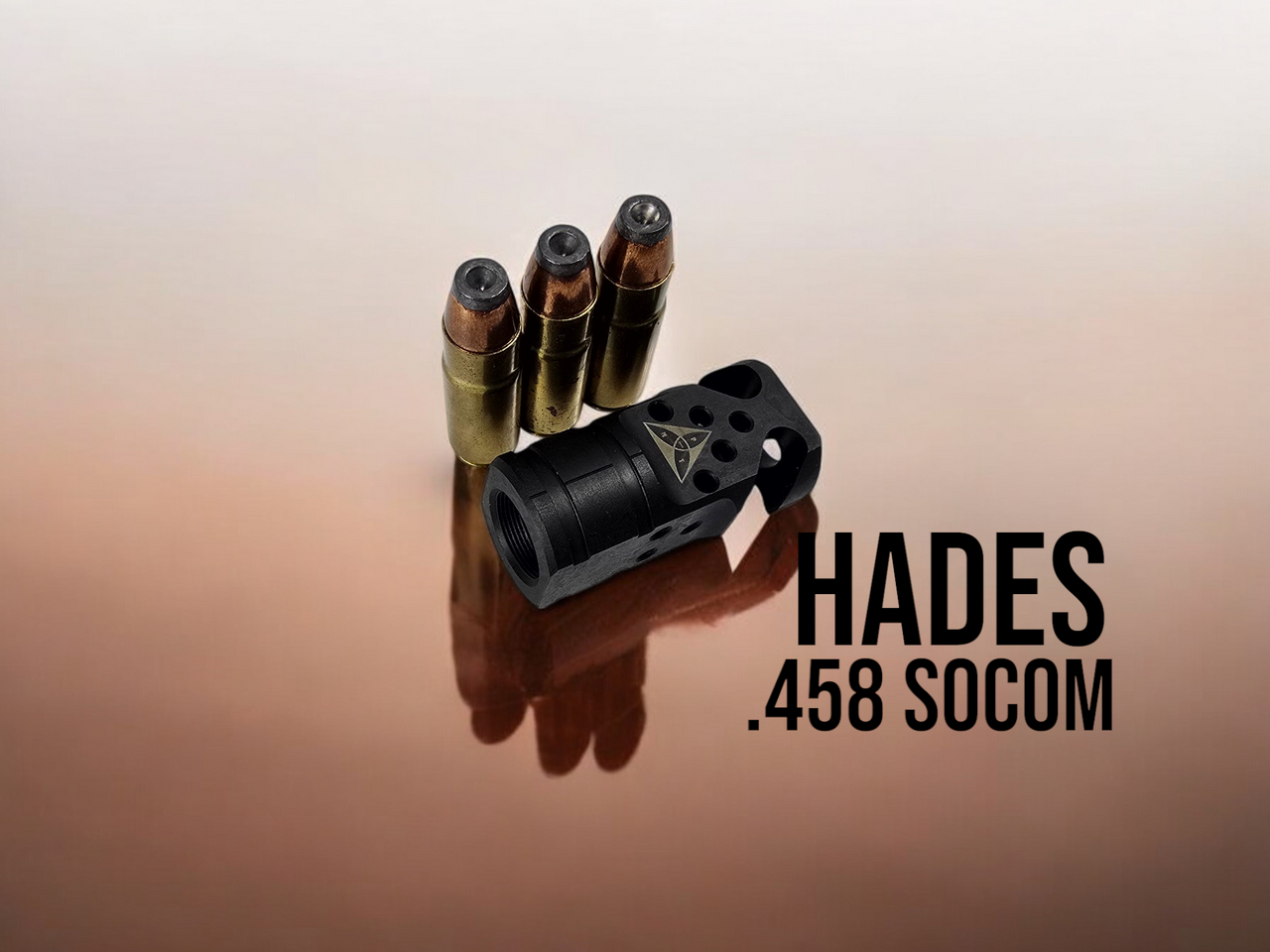 HADES Hybrid Gen2 .458 SOCOM Muzzle Device - 5/8x32 - Stainless - Image 6