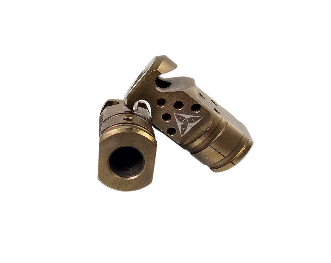 HADES Hybrid Gen2 Muzzle Device - Burnt Bronze - 1/2x28 - Image 6