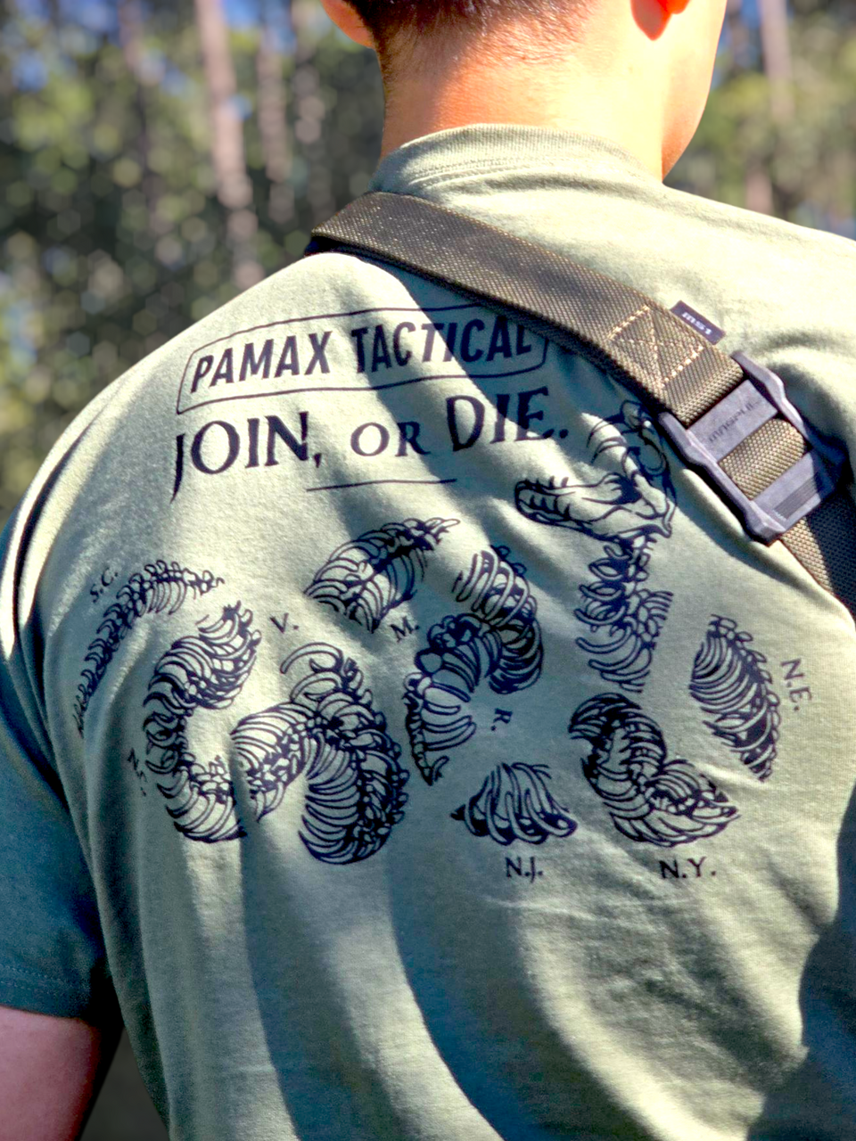 Join or Die PAMAX Tactical OD Green Shirt - Image 5