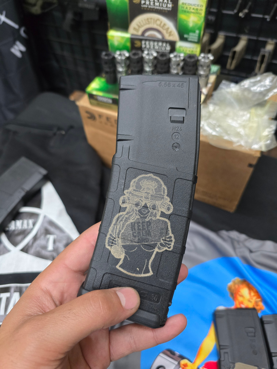 Magpul M2 MOE 30rd PMag AR15/M4 - Girl with Nods "Keep Calm and..." - Image 5