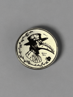 Militia Mint 1-oz .999 Troy Silver Collector Challenge Coin - Plague Doctor