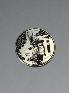 Militia Mint 1-oz .999 Troy Silver Collector Challenge Coin - Samurai