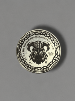 Militia Mint 1-oz .999 Troy Silver Collector Challenge Coin - Viking
