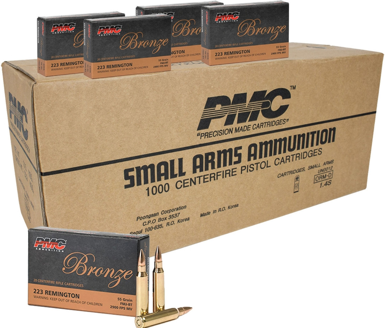 PMC .223 55gr FMJ Full Metal Jacket (20rds) - Image 7