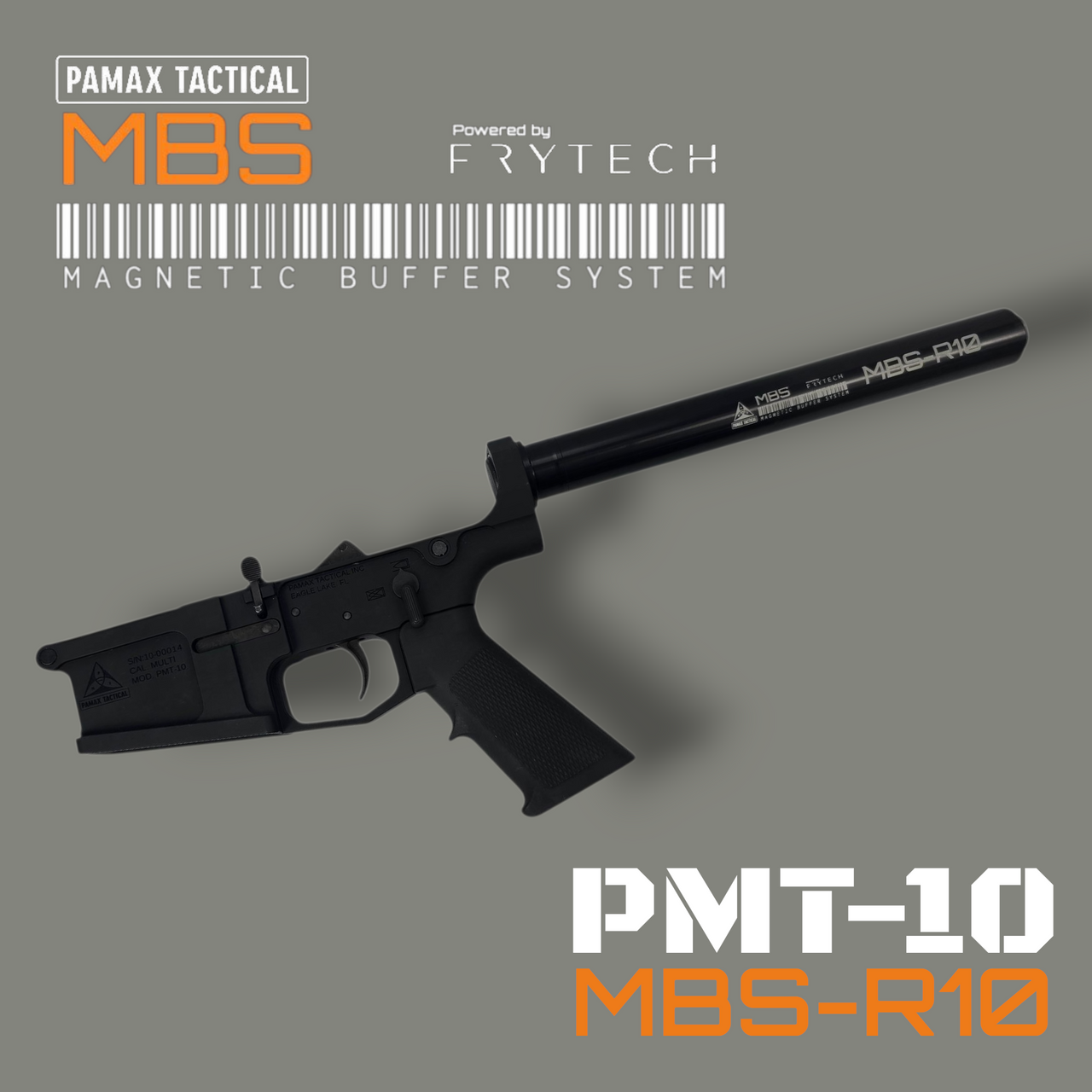 PMT-10 Complete Lower Reciever MBS-R10 Magnetic Buffer System - Image 8