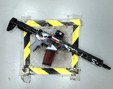 PMT-15 14.5" Pin & Weld Rifle - PDW Stock - Winter Geo - Image 2