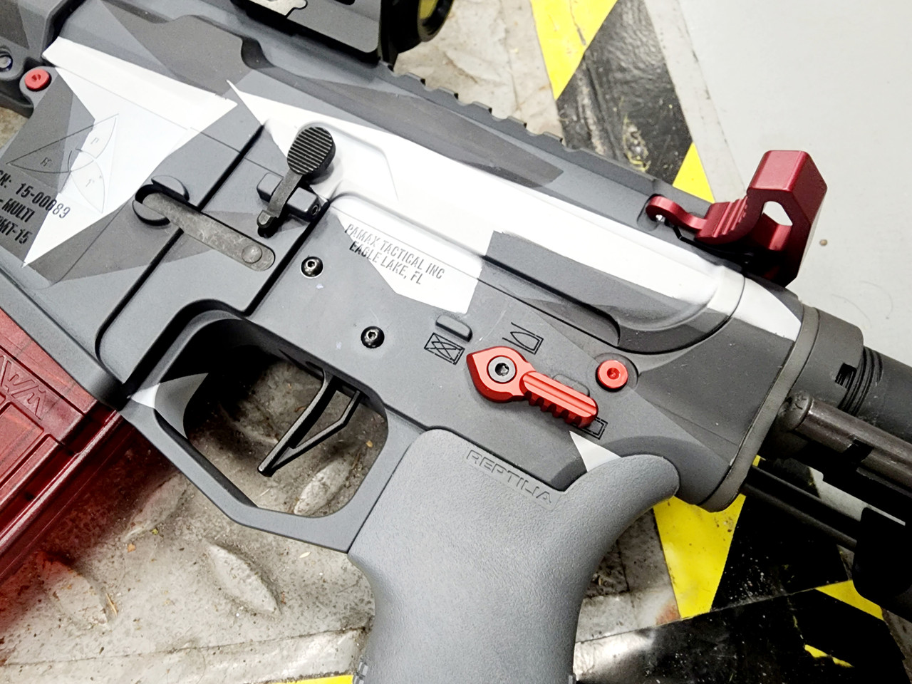 PMT-15 14.5" Pin & Weld Rifle - PDW Stock - Winter Geo - Image 7