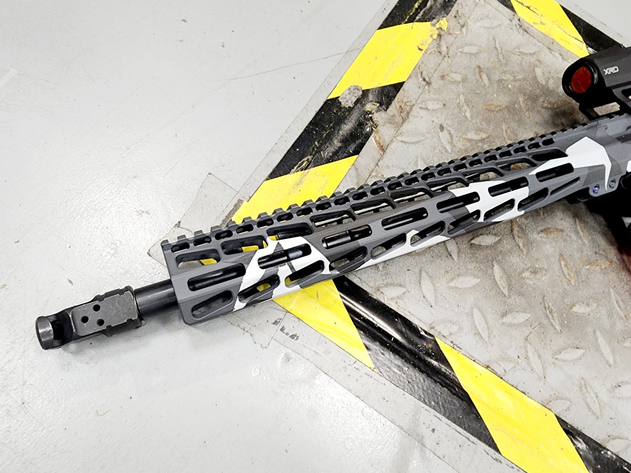 PMT-15 14.5" Pin & Weld Rifle - PDW Stock - Winter Geo - Image 8