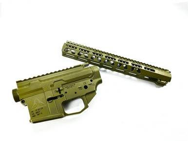 PMT-15 Billet AR15 Receiver Set & Handguard - Bazooka Green - Image 2