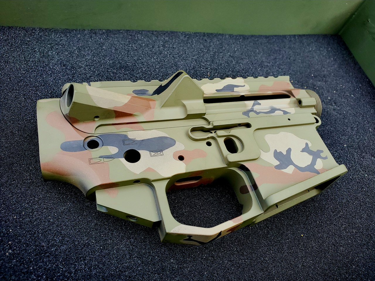 PMT-15 Billet AR15 Receiver Set & Handguard - Woodland Camo - Image 7
