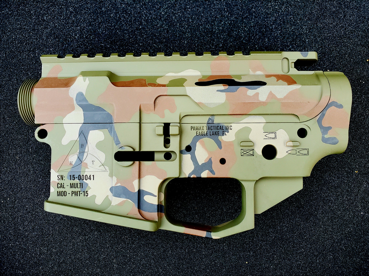 PMT-15 Billet AR15 Receiver Set & Handguard - Woodland Camo - Image 5