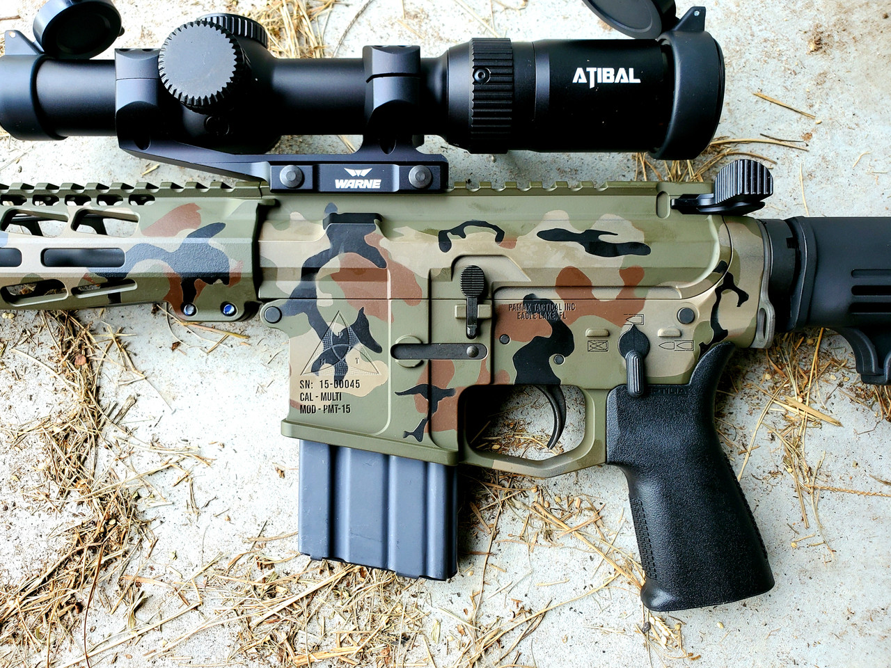 PMT-15 Woodland XSlick .223/5.56 16" DMR Rifle - Image 7