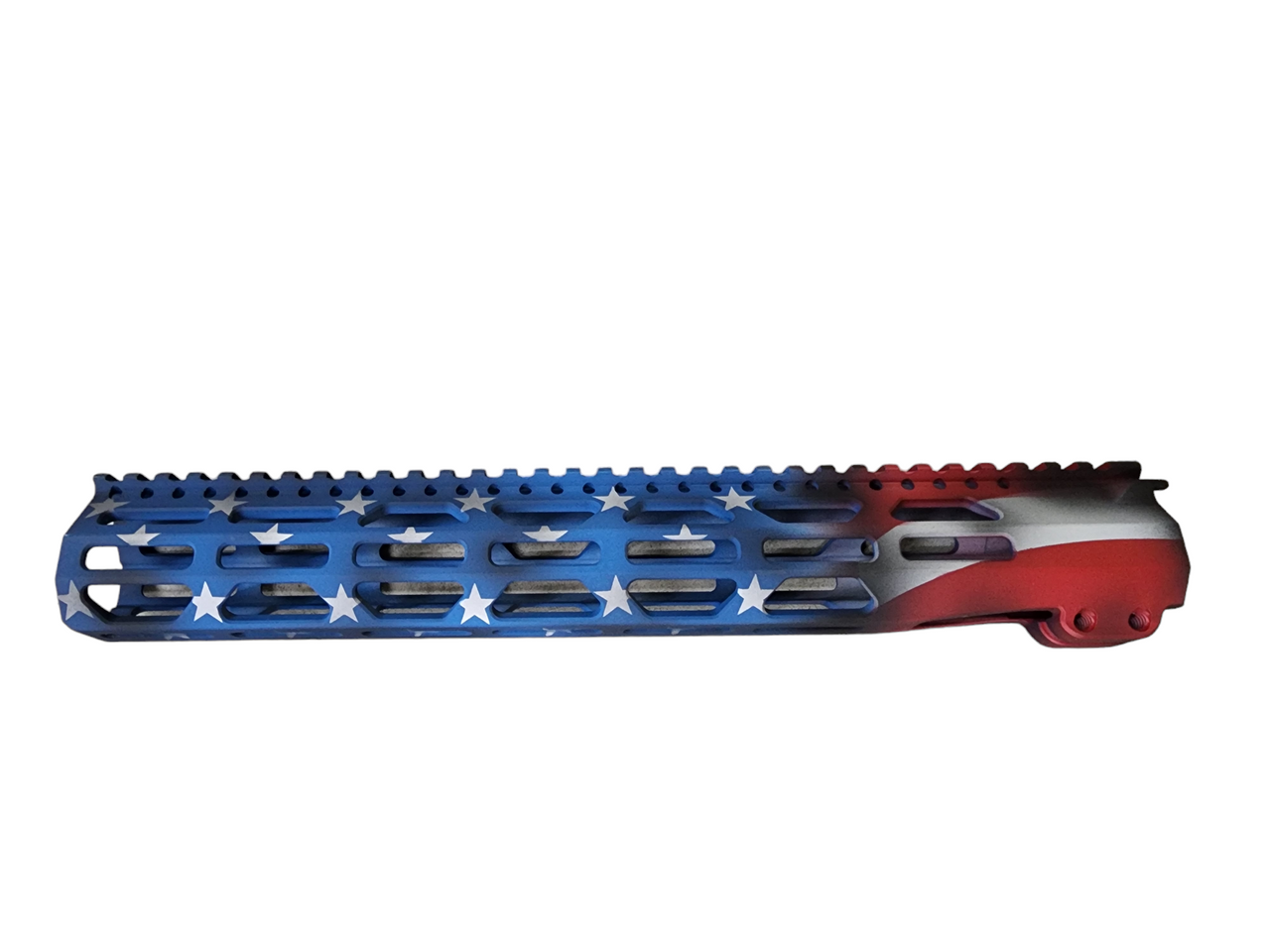 PMT-15L Billet AR15 Receiver Set & Handguard - American Flag - Image 6