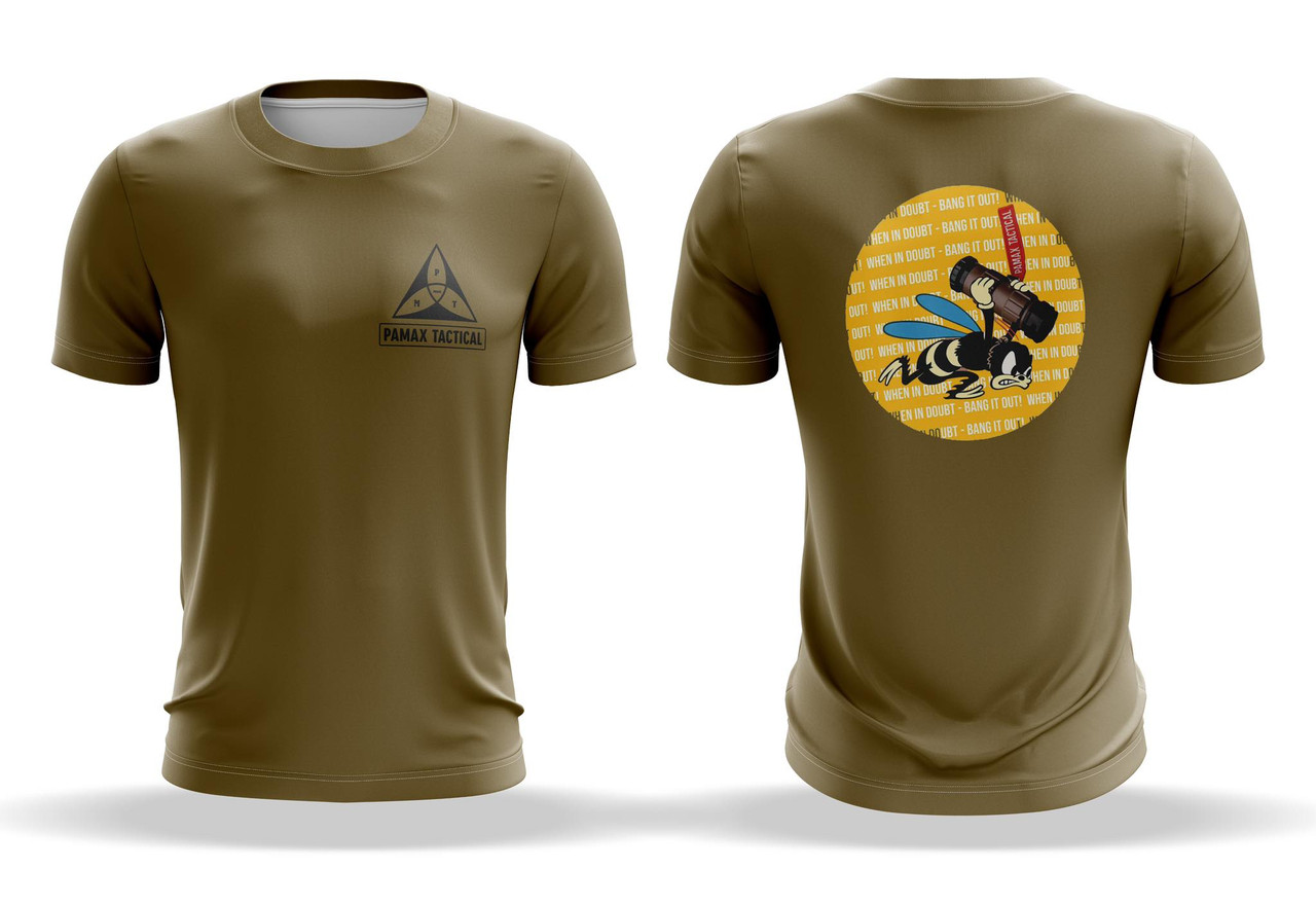 "She Bangs" LION T-Shirt - Gray - Image 3