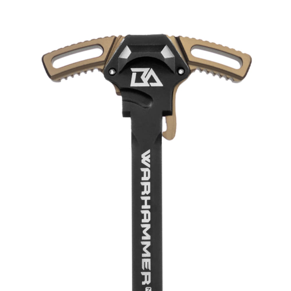 WARHAMMER Mod2 AR-15 Ambidextrous Charging Handle by Breek Arms- FDE