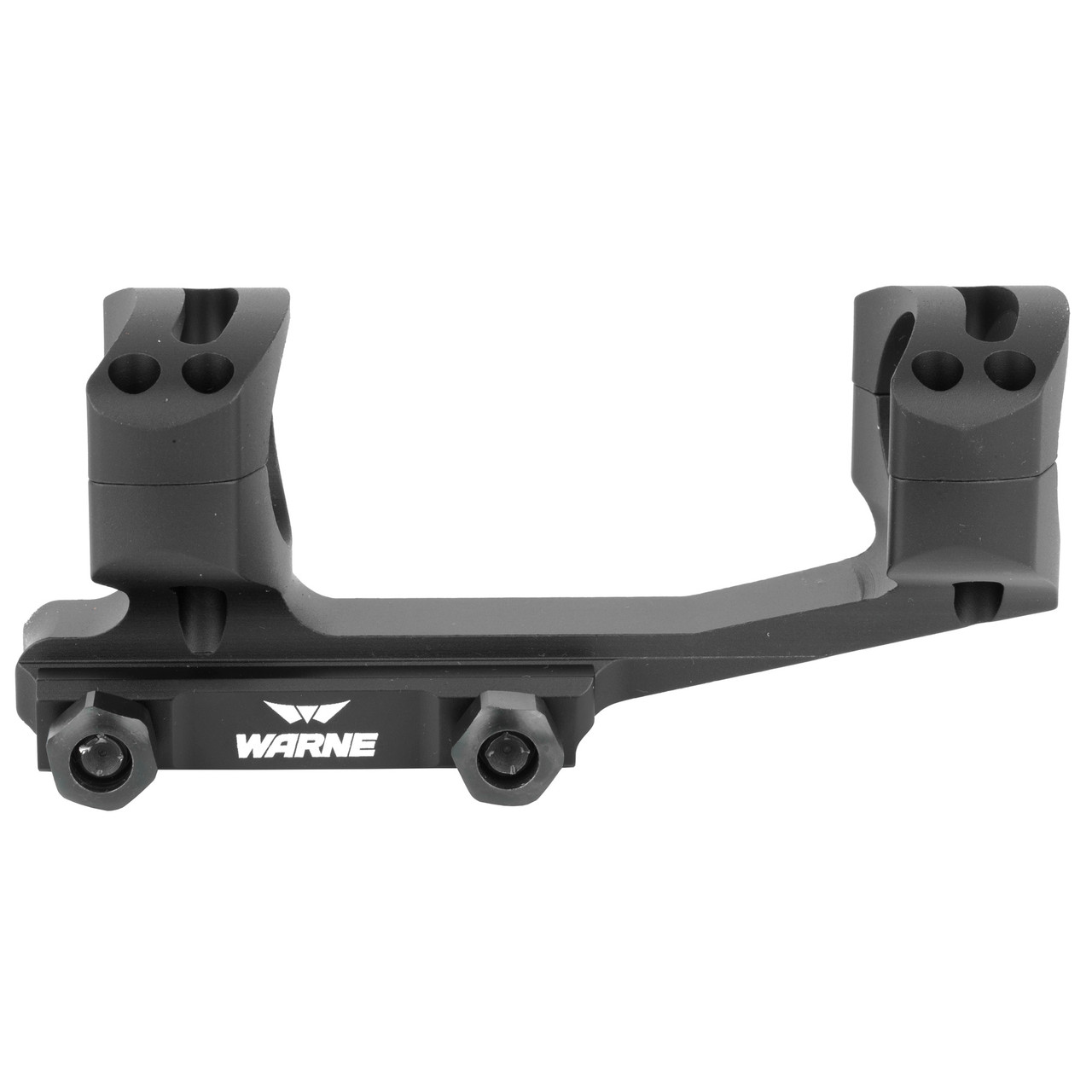 Warne Gen 2 Scope Mount, 30mm Extended Skeletonized - Black - Image 2