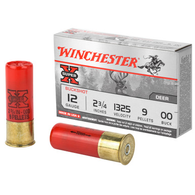 Winchester Ammunition Super-X 12 GA 2.75" 00 Buck Buckshot 9 Pellets - 5 Round Box - Image 4