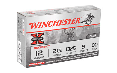 Winchester Ammunition Super-X 12 GA 2.75" 00 Buck Buckshot 9 Pellets - 5 Round Box - Image 3